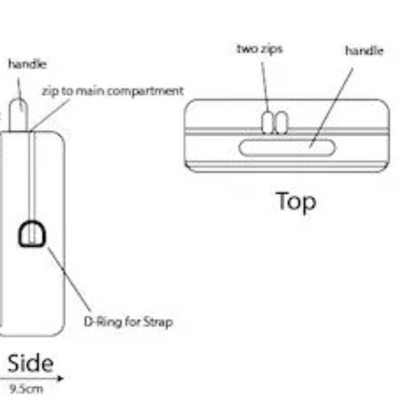 Stami Studios Baby Blue Bird Everyday Ita Bag - Picture 2 of 7